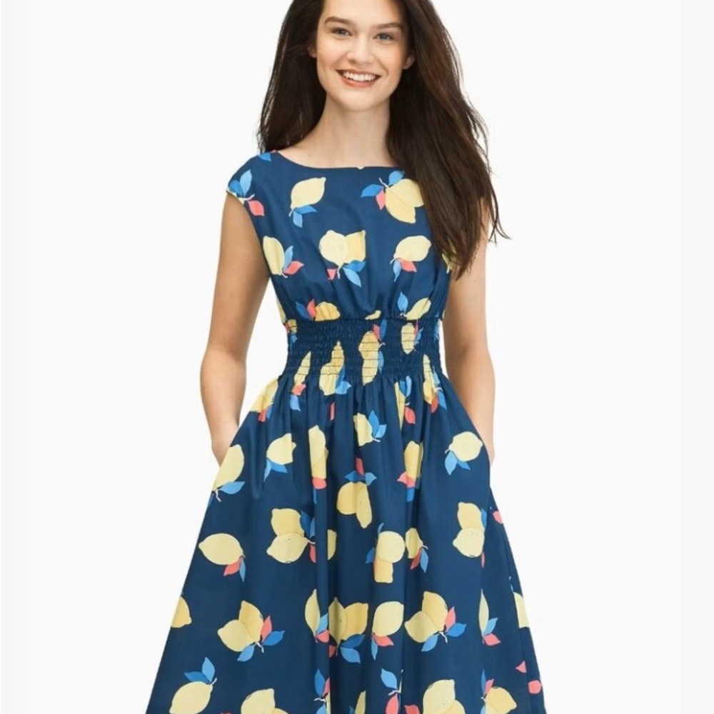 Kate Spade New York Women's Lemon Zest Blaire Dress in size 14